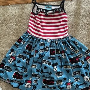 Girls boutique dress Mickey Mouse
